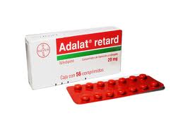 Adalat Retard 20mg. 28 Tabs, Adalat RTD, Nifedipine